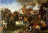 Johann Peter Krafft Canvas Paintings - The Attack of Zrinyi